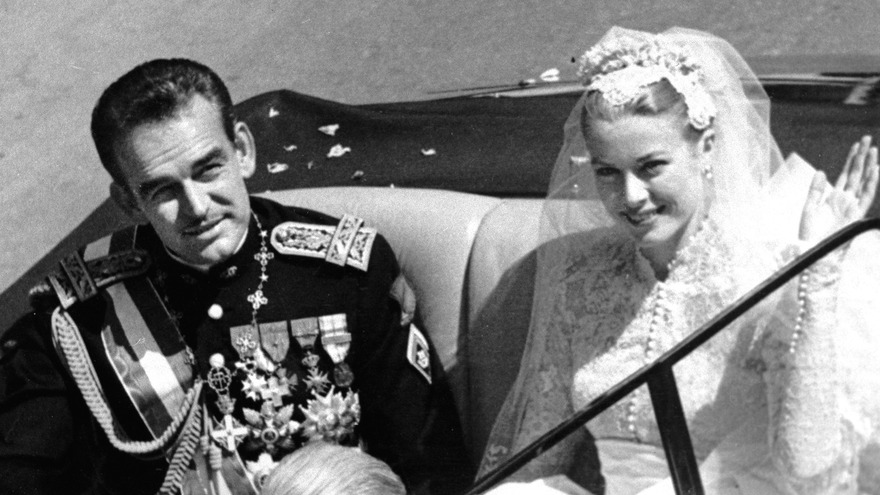 Monaco Die Hochzeit Von Grace Kelly Und Furst Rainier Bilder Fotos Welt