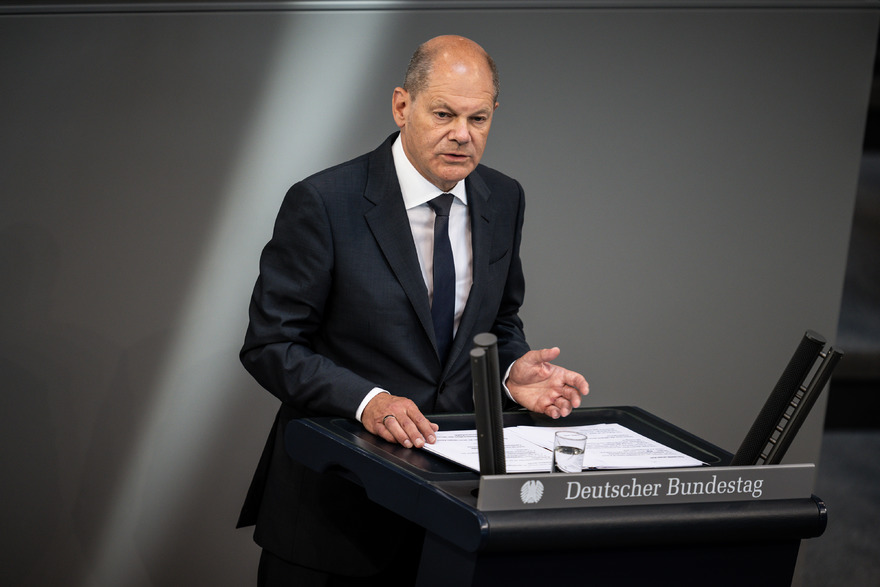 Olaf Scholz Regierungserklärung